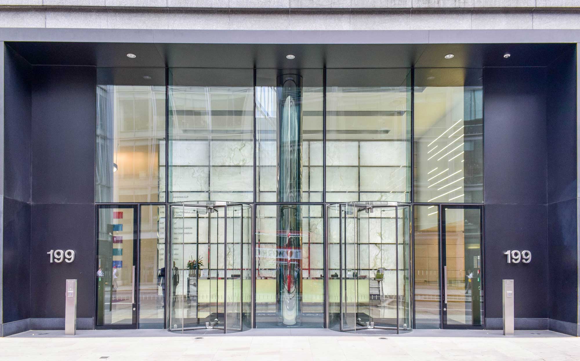 199 Bishopsgate OAG Architectural Glass Entrances 01