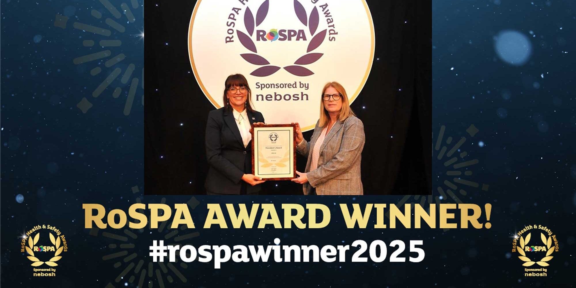 OAG RoSPA Presidents Award 2025 OAG RoSPA Presidents Award 2025